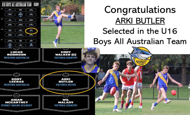 Arki Selected In All Australian Team